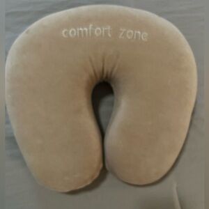 Comfort Zone Tan Neck Pillow